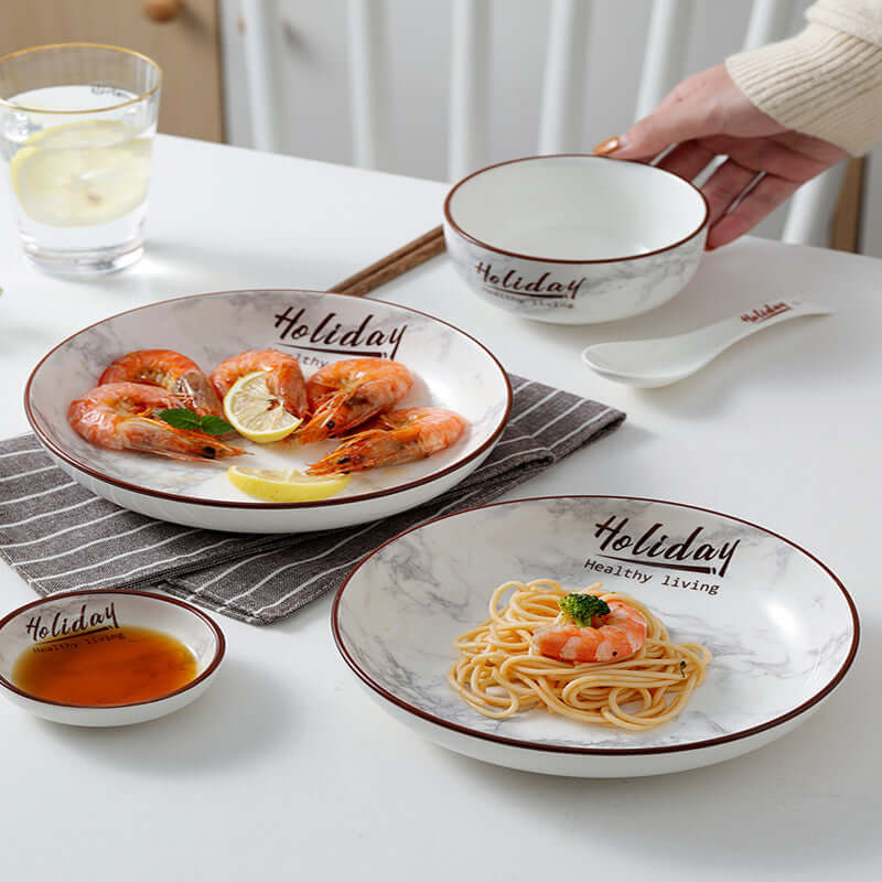 Cooknice Premium Ceramic Dinner Plates Collection