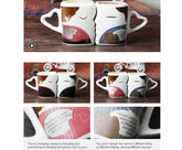 909dffd99dc26eeeb233e66f5272160eCooknice Couples Kiss Matching Ceramic Coffee Cups Set