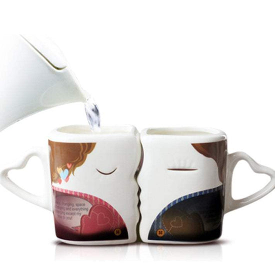 6a05731c6461b381a80323c3b6c43453Cooknice Couples Kiss Matching Ceramic Coffee Cups Set