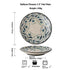 CookniceCooknice Retro Kikyo Deep Porcelain Dish Plate