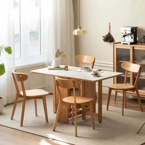Ensemble de chaises de salle à manger modernes Cooknice, confort durable et design élégant pour intérieur contemporain